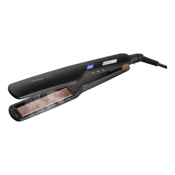 Concept VZ6010 - Паровий випрямляч для волосся з LED дисплеєм ELITE STEAM BOOST 54W/230V чорний