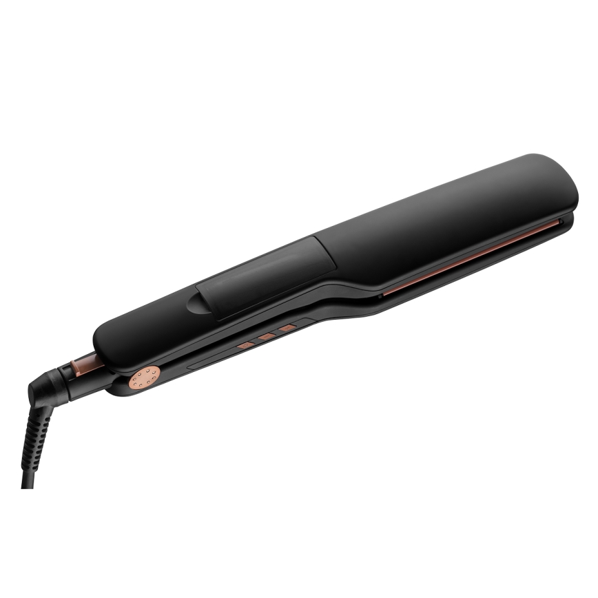 Concept VZ6010 - Паровий випрямляч для волосся з LED дисплеєм ELITE STEAM BOOST 54W/230V чорний