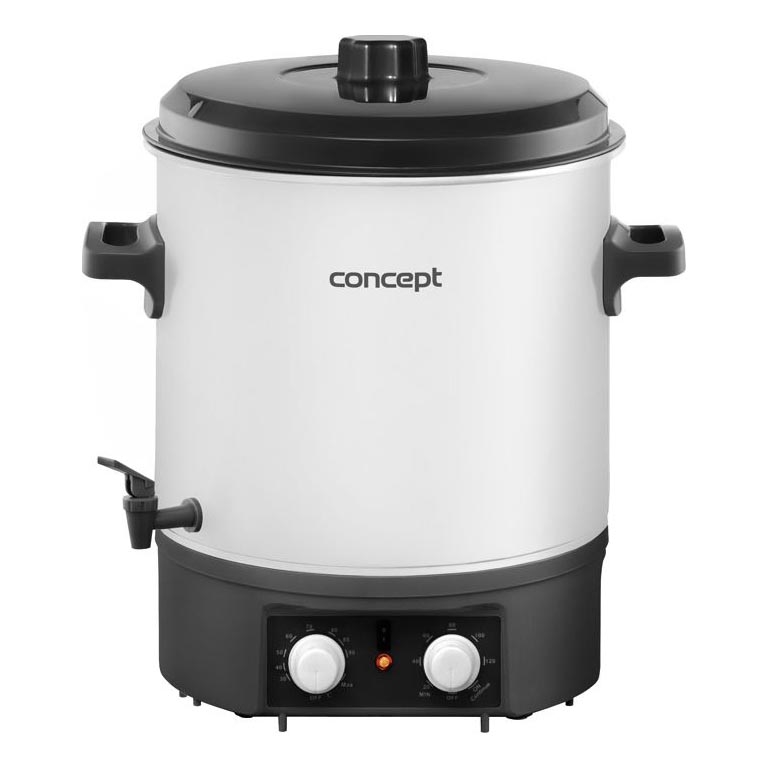 Concept ZH0030 - Каструля для консервування 27 л 2000W/230V нержавіюча сталь/чорний