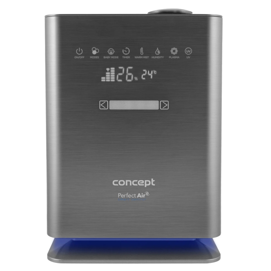 Concept ZV2021-  Увлажнитель воздуха с аромадиффузором PERFECT AIR SMART 4,6 л 110 Вт/230 В Wi-Fi антрацит + дистанционное управление
