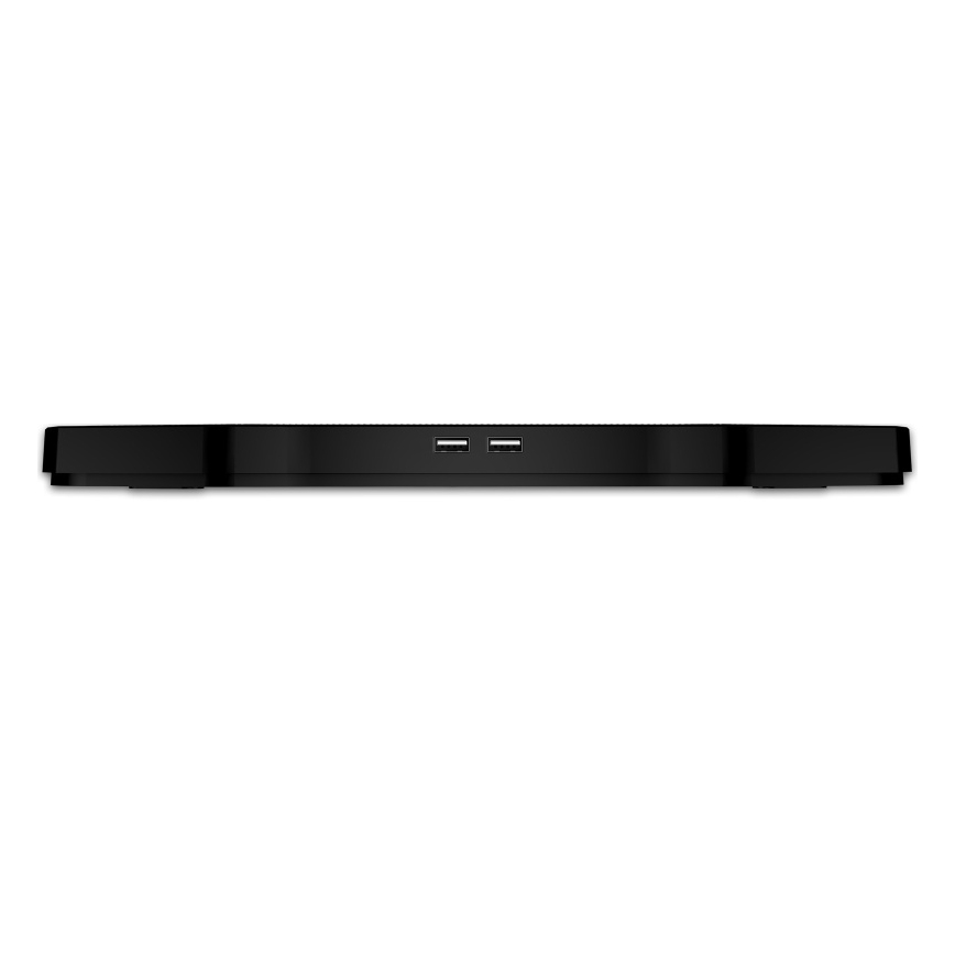 CONNECT IT CCP-2200-RD - Охолоджуюча підставка для ноутбука 4x вентилятор 2xUSB чорний/червоний