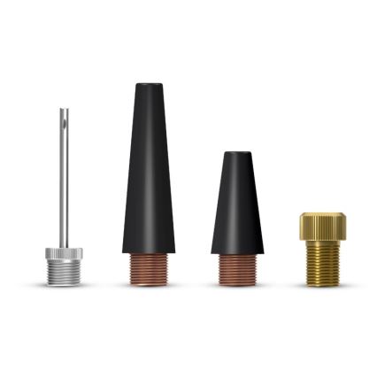 CONNECT IT CFF-4500-BK - Цифровий кишеньковий компресор AirFlow 80W/6000 mAh чорний