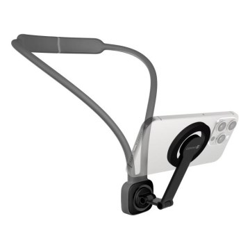 CONNECT IT CFF-6020-GY - Гнучкий магнітний тримач для телефону на шию MagSafe