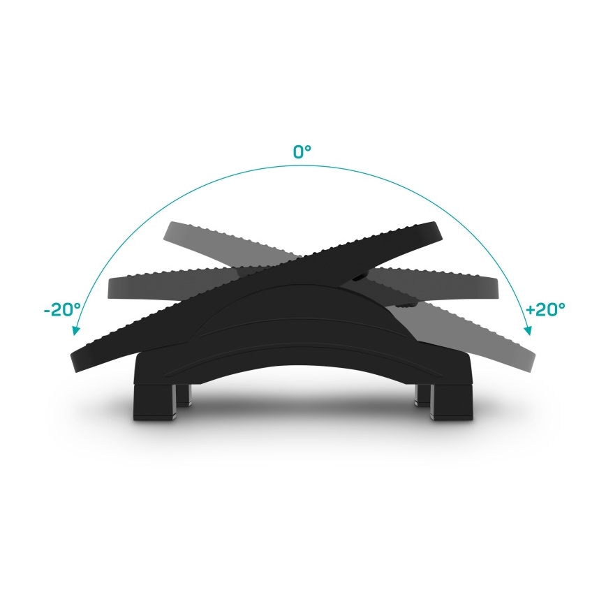 CONNECT IT CFH-4100-BK - Регулируемая подставка для ног черный