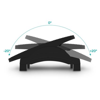 CONNECT IT CFH-4100-BK - Регульована підставка для ніг чорний