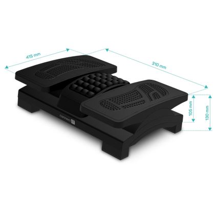 CONNECT IT CFH-4105-BK - Регулируемая подставка для ног черная