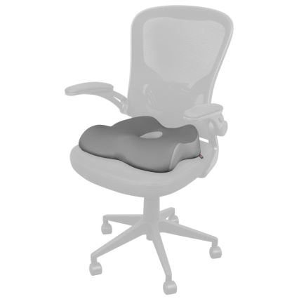 CONNECT IT CFH-5901-GY - Анатомічна подушка для крісла сірий