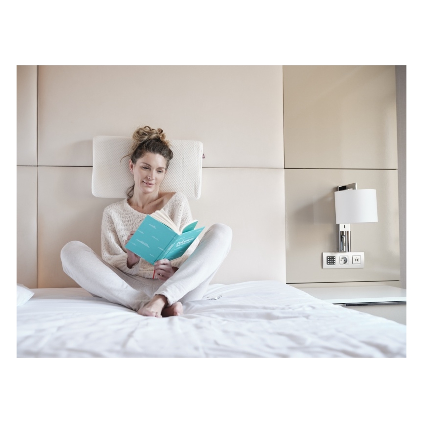 CONNECT IT CFH-6020-WH - Анатомічна подушка Taurus біла