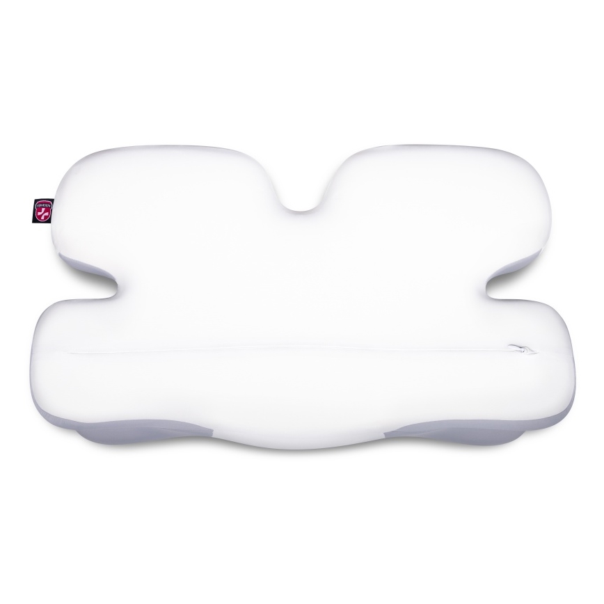 CONNECT IT CFH-6030-WH - Анатомическая подушка Virgo белый/серый