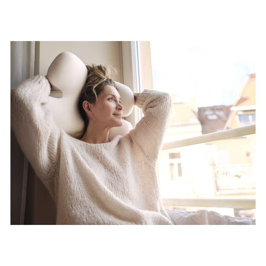 CONNECT IT CFH-6030-WH - Анатомическая подушка Virgo белый/серый