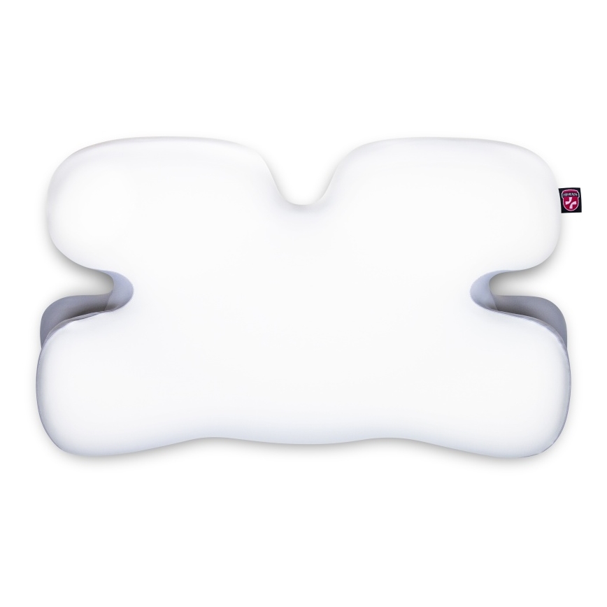 CONNECT IT CFH-6030-WH - Анатомічна подушка Virgo біла/сіра