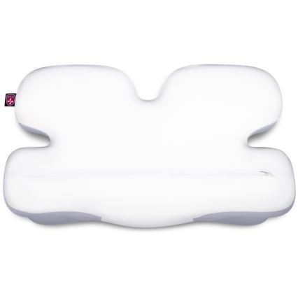 CONNECT IT CFH-6030-WH - Анатомічна подушка Virgo біла/сіра