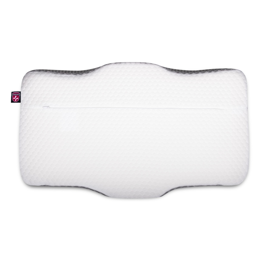 CONNECT IT CFH-6031-WH - Анатомическая подушка Lyra бело-серая