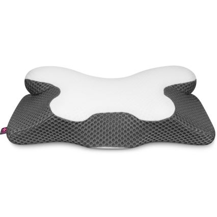 CONNECT IT CFH-6031-WH - Анатомічна подушка Lyra біло-сіра