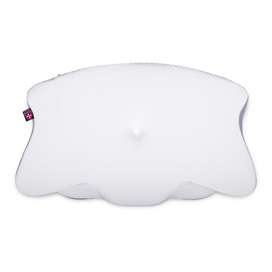 CONNECT IT CFH-6032-WH - Анатомическая подушка Gemini белый/серый