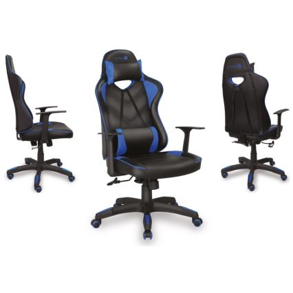 CONNECT IT CGC-0700-BL - Геймерское кресло LeMans Pro черный/синий