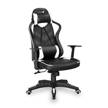 CONNECT IT CGC-0700-WH - Геймерское кресло LeMans Pro черный/белый