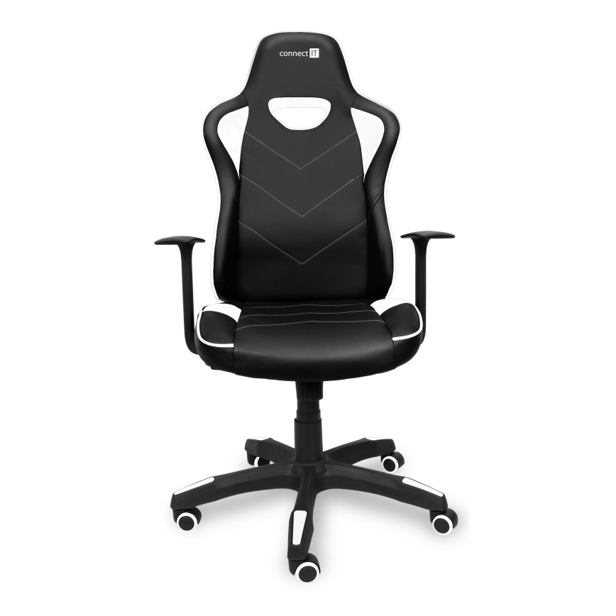 CONNECT IT CGC-0700-WH - Геймерское кресло LeMans Pro черный/белый