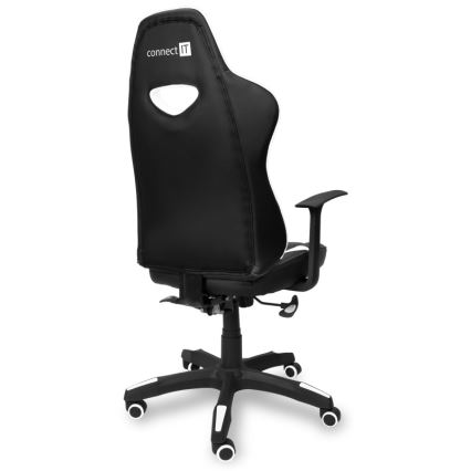 CONNECT IT CGC-0700-WH - Геймерское кресло LeMans Pro черный/белый