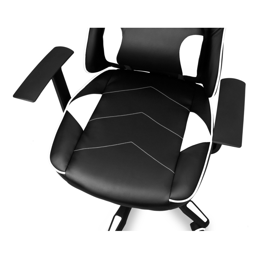 CONNECT IT CGC-0700-WH - Ігрове крісло LeMans Pro чорне/біле