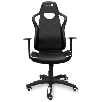 CONNECT IT CGC-0700-WH - Ігрове крісло LeMans Pro чорне/біле