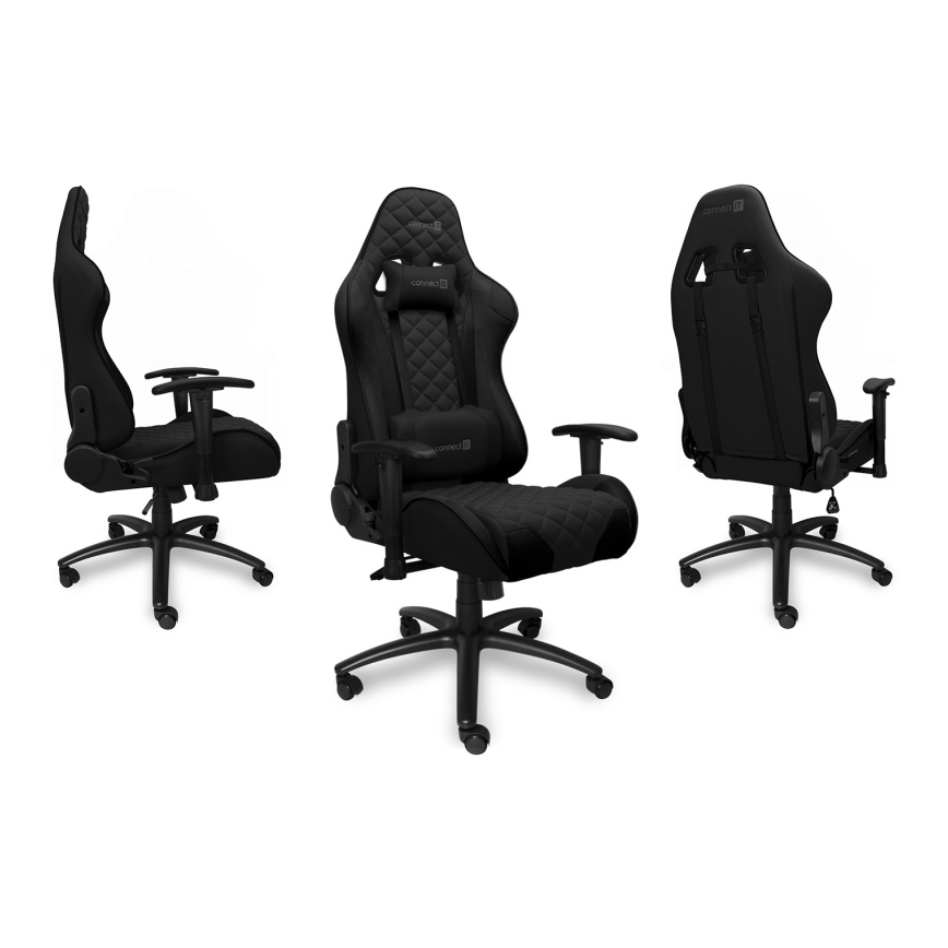 CONNECT IT CGC-1200-BK - Ігрове крісло Monaco Pro чорне