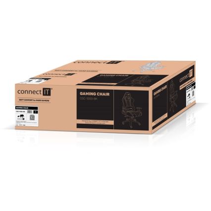 CONNECT IT CGC-1200-BK - Игровое кресло Monaco Pro черное