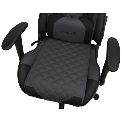 CONNECT IT CGC-1200-GY - Ігрове крісло Monaco Pro сіре/чорне