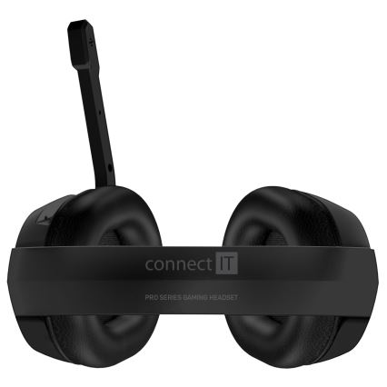 CONNECT IT CHP-3595-BK - LED RGB Дротові ігрові навушники з мікрофоном чорний