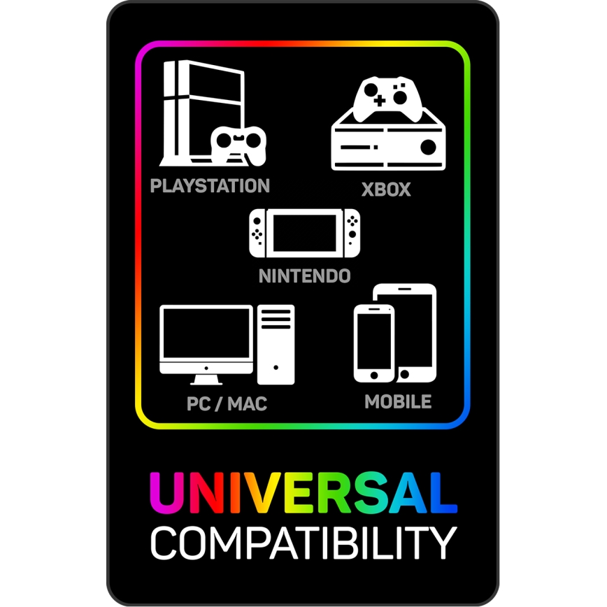 CONNECT IT CHP-3595-BK - Светодиодные проводные игровые RGB-наушники с микрофоном черный