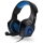 CONNECT IT CHP-5500-BL - Светодиодные проводные игровые наушники с микрофоном черный/синий