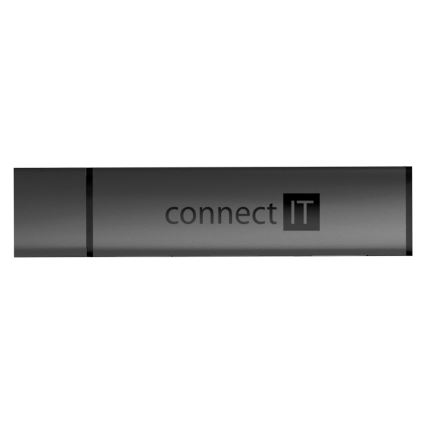 CONNECT IT CHU-4060-AN - USB-A ХАБ з пристроєм для зчитування карт пам'яті 4в1