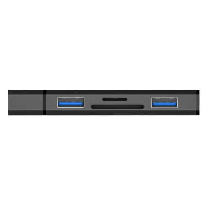 CONNECT IT CHU-4060-AN - USB-A ХАБ з пристроєм для зчитування карт пам'яті 4в1