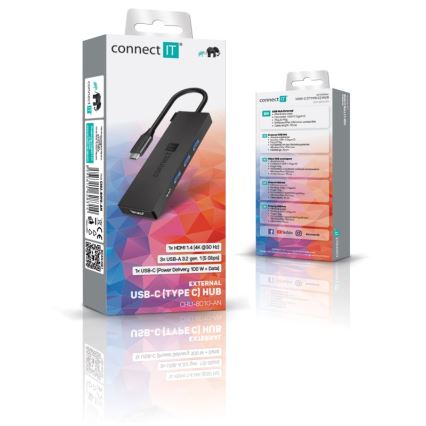 CONNECT IT CHU-8010-AN - USB-C ХАБ 5в1