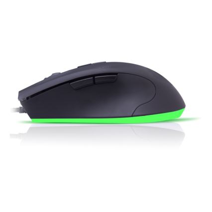 CONNECT IT CI-1128 - LED Дротова ігрова миша 1000/1200/1600/3200 DPI чорний