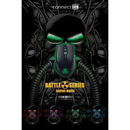CONNECT IT CI-1128 - Светодиодная беспроводная игровая мышь 1000/1200/1600/3200 DPI черный