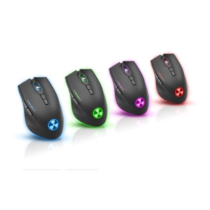 CONNECT IT CI-1128 - Светодиодная беспроводная игровая мышь 1000/1200/1600/3200 DPI черный
