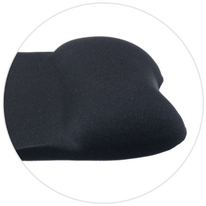 CONNECT IT CI-501 - Килимок для миші з підставкою для зап'ястя з піни з ефектом пам'яті