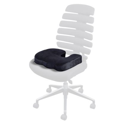 CONNECT IT CI-528 - Анатомічна подушка для крісла чорний
