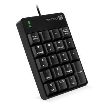 CONNECT IT CKB-0060-BK - Проводная цифровая клавиатура черный