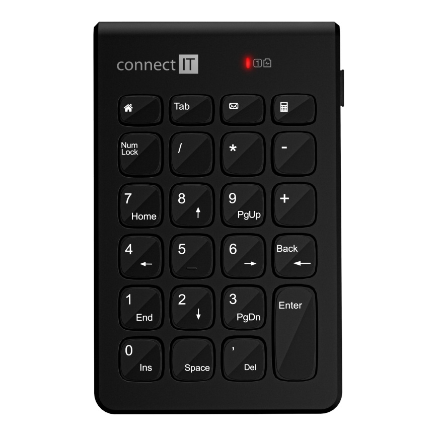 CONNECT IT CKB-0062-BK - Беспроводная цифровая клавиатура 1xAAA черный