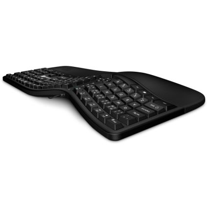 CONNECT IT CKB-2800-CS - Эргономичная беспроводная клавиатура с локализацией CZ/SK черный