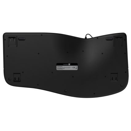 CONNECT IT CKB-2800-CS - Ергономічна бездротова клавіатура з чеською/словацькою локалізацією чорний