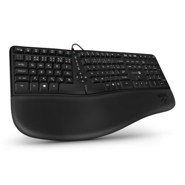 CONNECT IT CKB-2800-CS - Ергономічна бездротова клавіатура з чеською/словацькою локалізацією чорний