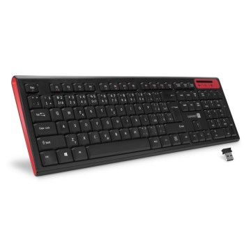 CONNECT IT CKB-3000-CS - Беспроводная мультимедийная клавиатура с локализацией CZ/SK 2xAAA черный