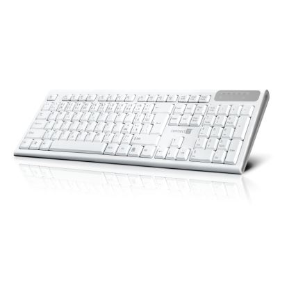 CONNECT IT CKB-3010-CS - Беспроводная мультимедийная клавиатура с локализацией CZ/SK 2xAAA белый