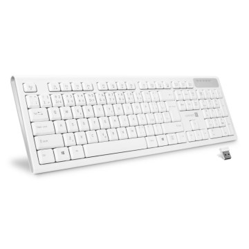 CONNECT IT CKB-3010-CS - Беспроводная мультимедийная клавиатура с локализацией CZ/SK 2xAAA белый