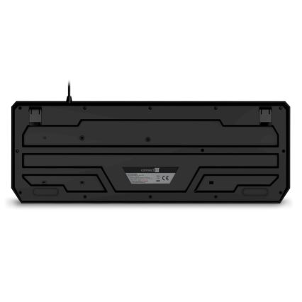 CONNECT IT CKB-3530-DD - LED RGB Дротова ігрова клавіатура з чеською/словацькою локалізацією чорний