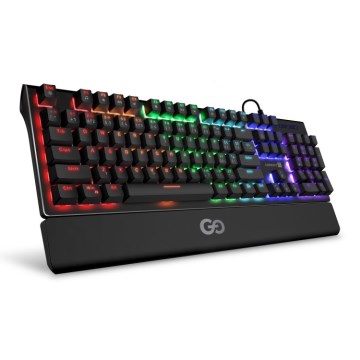 CONNECT IT CKB-7050-CS - LED RGB Дротова ігрова клавіатура з чеською/словацькою локалізацією чорний