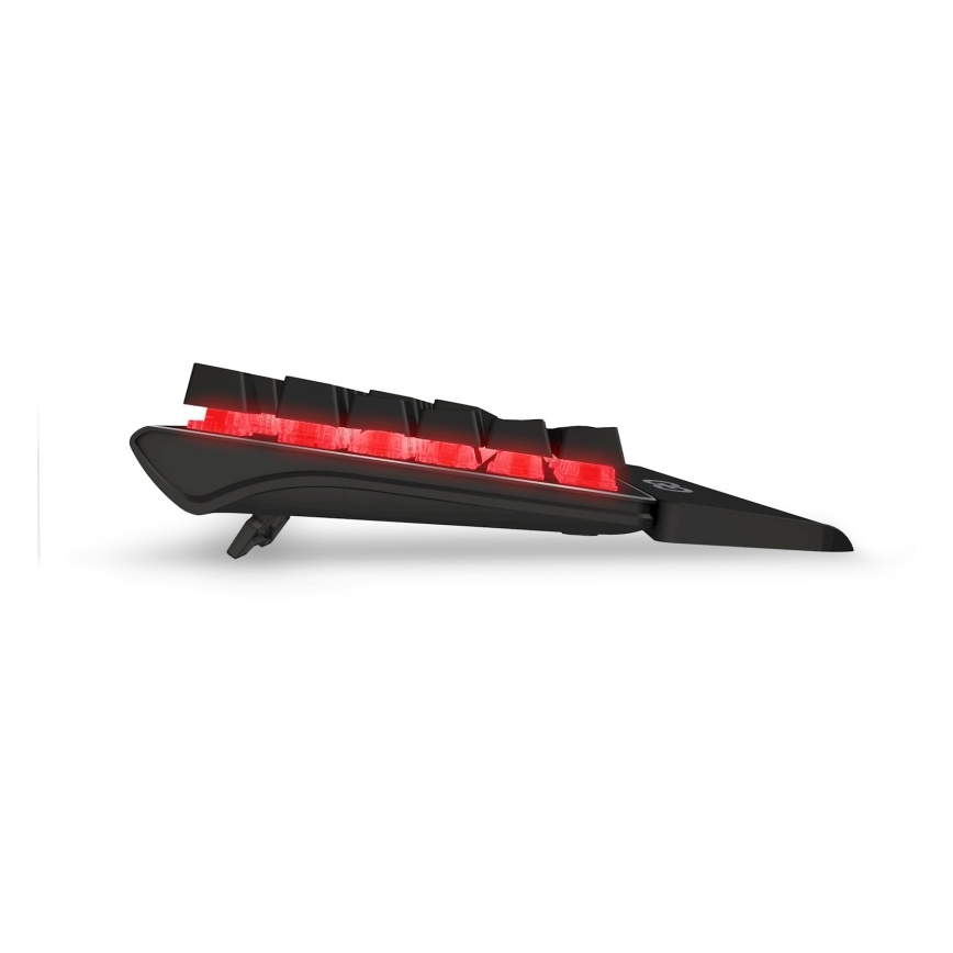 CONNECT IT CKB-7050-CS - LED RGB Дротова ігрова клавіатура з чеською/словацькою локалізацією чорний